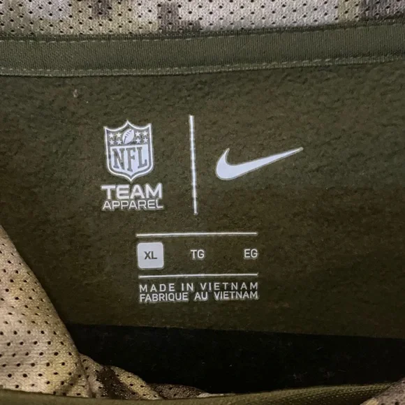 Nike New England Patriots Salute To Service Hoodie. Ladies XL - Picture 5 of 5